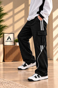 AYVEX Men's Premium Utility Cargo Trousers – Black