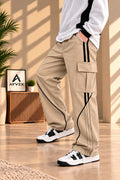 AYVEX Men's Premium Utility Cargo Trousers – Beige